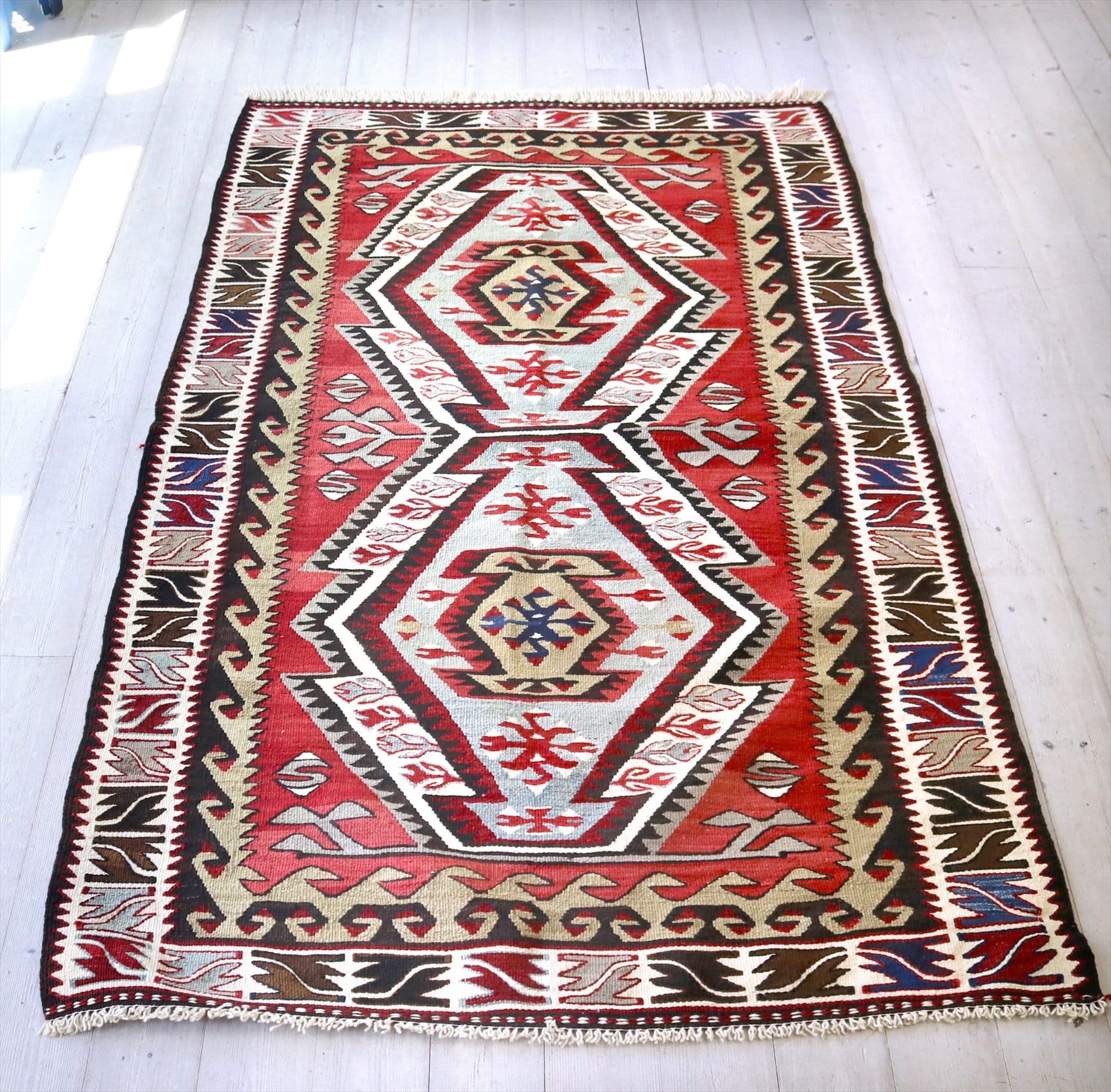 トルコの手織りキリム185×108cm