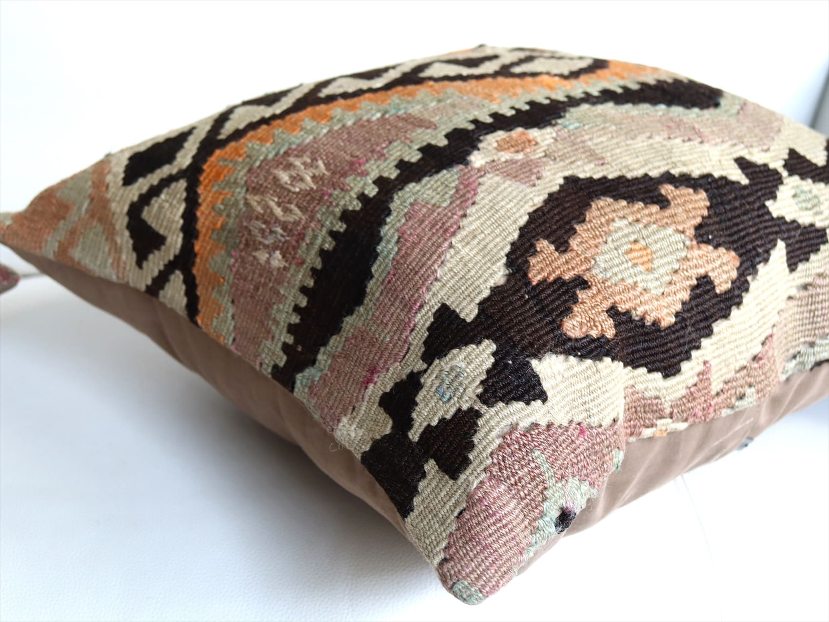 クッションカバー 45cmサイズ オールドキリム　Old Kilim Cushion カルス ドラゴンの爪